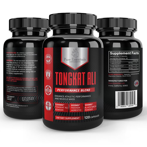 Design di Design a modern product label for my supplement bottle di sazzad_abir