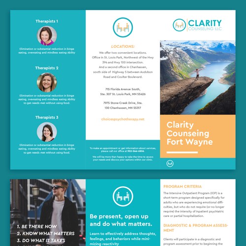 Counseling Center needs brochure Design por uxcolonie