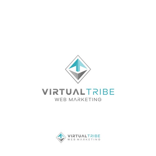 Modern Tribal Logo for Web Marketing Company Design by delly_martin