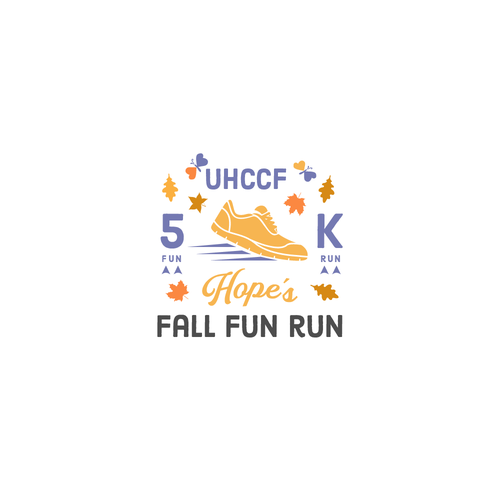 Fun logo for a Fall Themed 5K Run hosted by a charity Réalisé par nuke.art