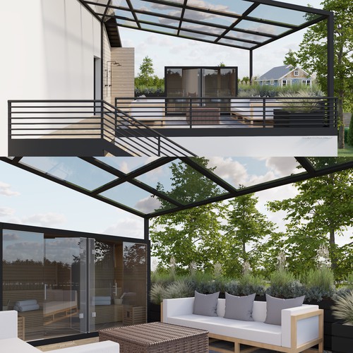 Ideation: Roof Top Terrace Design by Muzaena