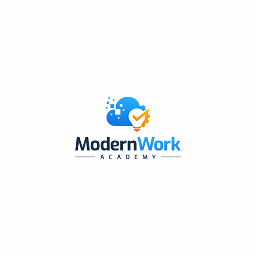 Logo eLearning Plattform Microsoft Cloud (Modern Work Academy) Diseño de immortal™