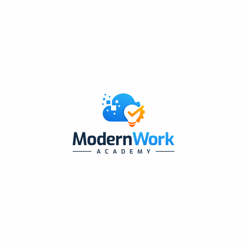 Logo eLearning Plattform Microsoft Cloud (Modern Work Academy) Design by immortal™