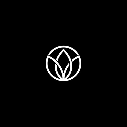 Design a aesthetic lotus logo for sophisticated apparel brand. Diseño de Nirvana666