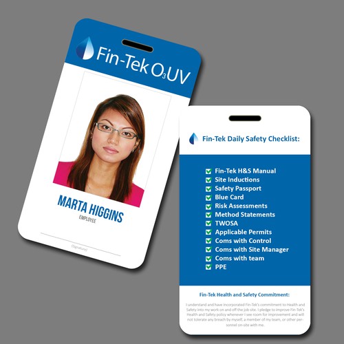 ID Card design Design por djox99