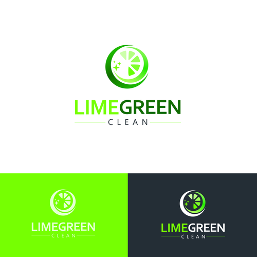 Lime Green Clean Logo and Branding Diseño de Zaikh Fayçal