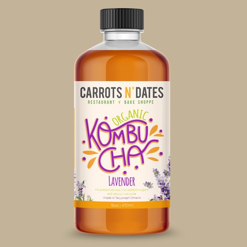 Design a Unique & Funky Kombucha bottle label Design by Daisygirl1702