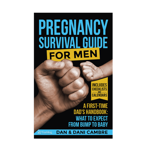 Bold yet Calming cover for a Pregnancy Guide for Men book Design by romy