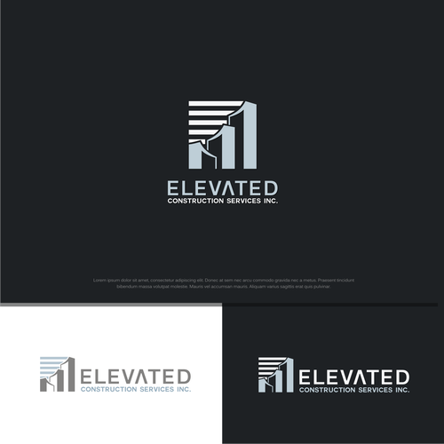 Create a Simple, Memorable, Enduring, and Versatile logo for Elevated Construction Services Design by D'graphic Studio
