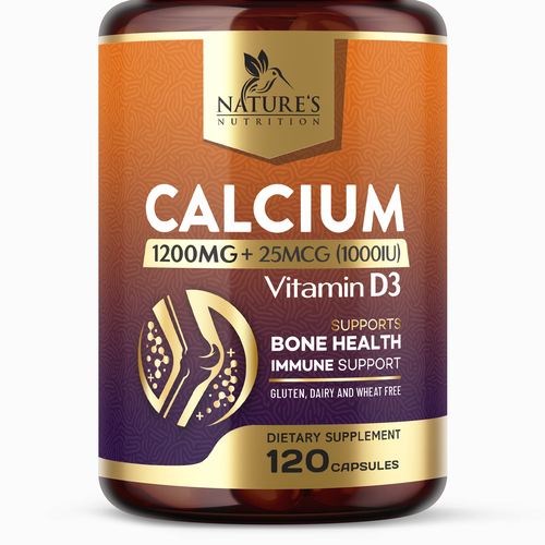 Calcium Plus Vitamin D3 Design Needed for Nature's Nutrition Design by Encephalon™