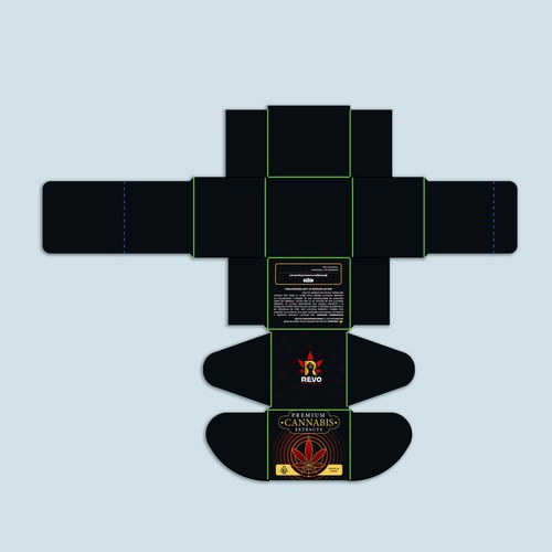 Cannabis Packaging Design for California Design by Graphyprof