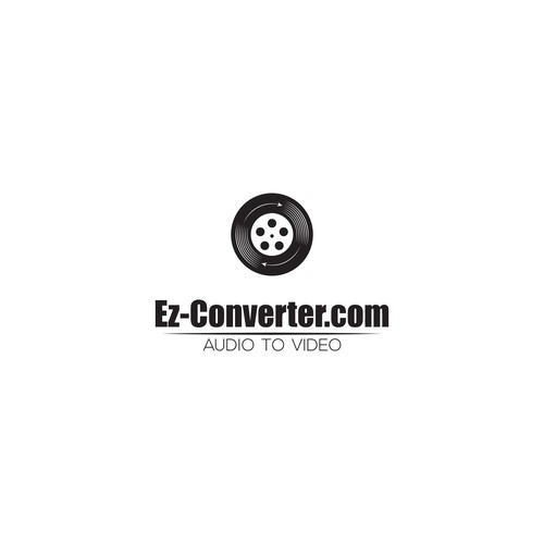 ez-converter logo: audio to video Design by Alam_H