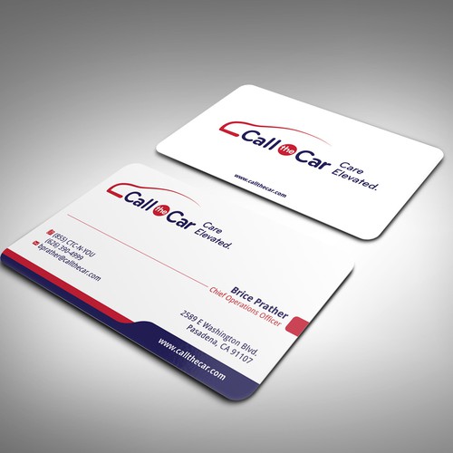 business card for Call the Car Design by expirium