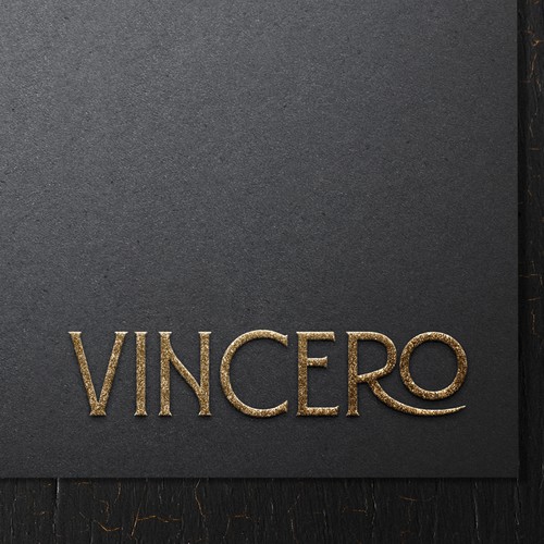 Making a logo in a restaurant (Name is VINCERO) Design réalisé par forenoon