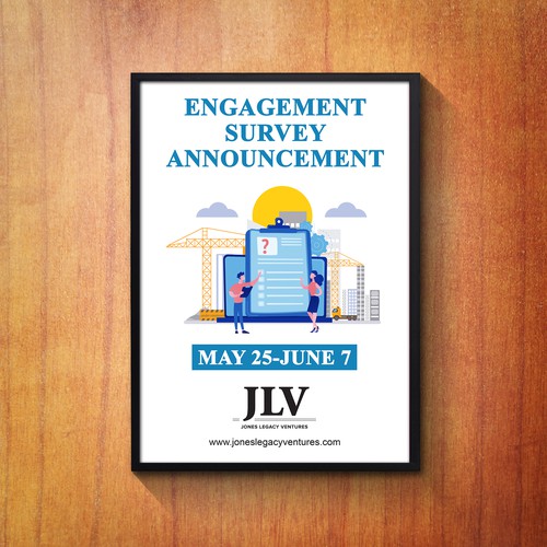 JLV Engagement Survey Launch デザイン by vsardju