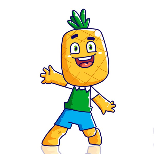 Design by alexxpro titled "Pineapple mascot design "