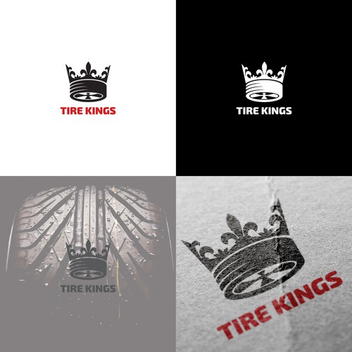 Tire Kings needs a logo!  Yes, we sell tires. Design by StefanoStile