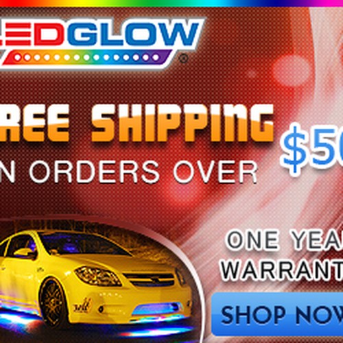 Design LEDGlow's New Banner Ads! Design by nelso