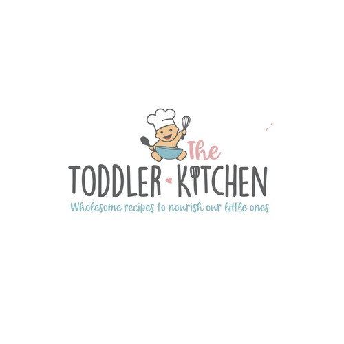 Fun logo for a food blog company focused on toddler and family nutrition and recipes.-ontwerp door meryofttheangels77