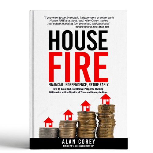 Eye-catching BOOK COVER with REAL ESTATE and EARLY RETIREMENT focus Design by Shivaal