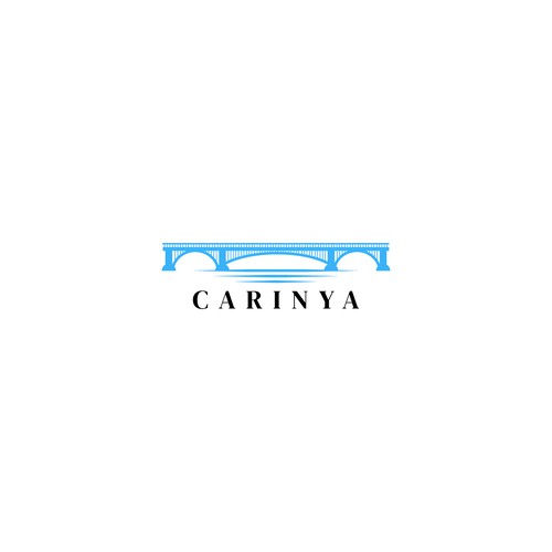 A logo for Carinya Apartments Design by Kox design