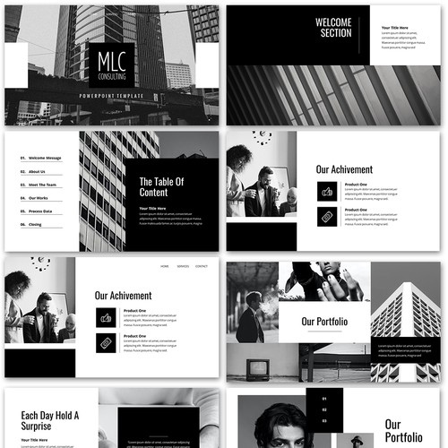 PowerPoint template contest entry by SlideFactory