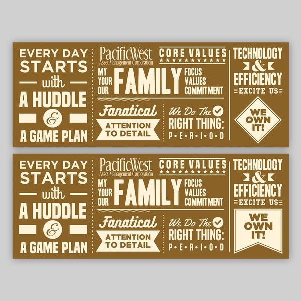 TYPOGRAPHY CORE VALUES