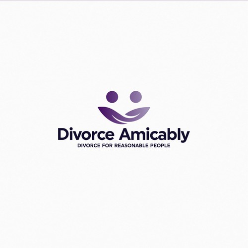 Logo for a new, healthy way for reasonable people to divorce Design by George d