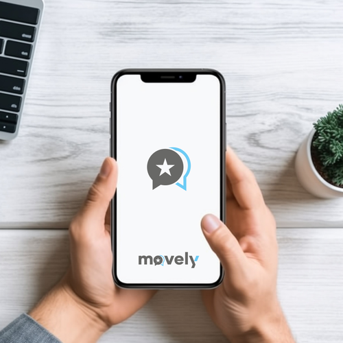 movely wesbite logo design Design by zudsign