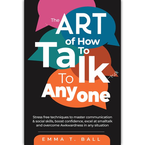 eBook cover for The Art of How to Talk to Anyone Design by ink.sharia