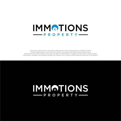 Logo IMMOTIONS PROPERTY Design by pronine9