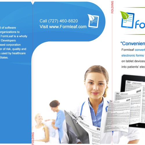 Create the next brochure design for FormLeaf Diseño de R.alpar