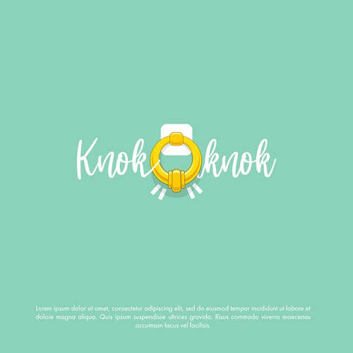 New Social Property Search App Logo NEEDED! Knok Knok Design by Nassim Ahmadi