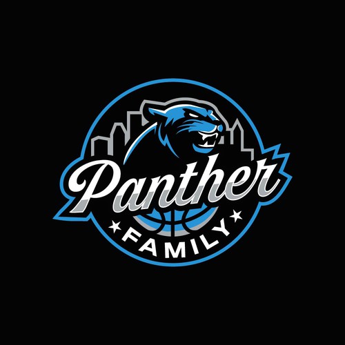 Basketball Logo for Team 'Panther Family' - Your Winning Logo Featured on Major Sports Network Design réalisé par bondeng17