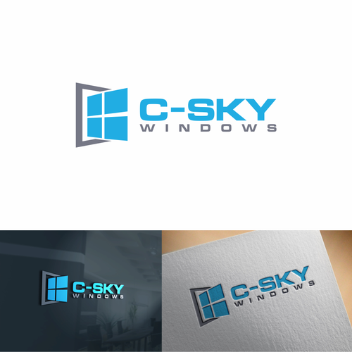 logo design cool windows