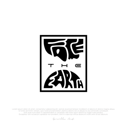 Band Identity Font (w/ Optional Logo) Diseño de Gorilla Art ™