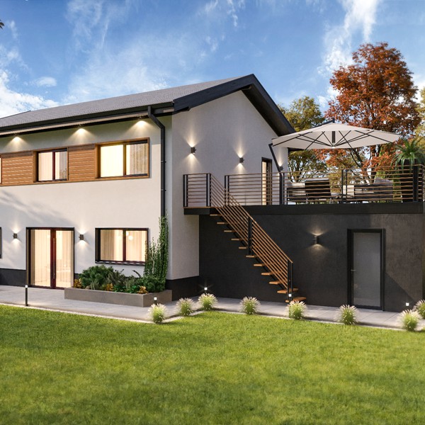 Design by AL_X titled "Exterior house design"