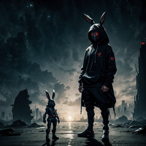 Assassin Rabbit Graphic Design by Carlos Eng