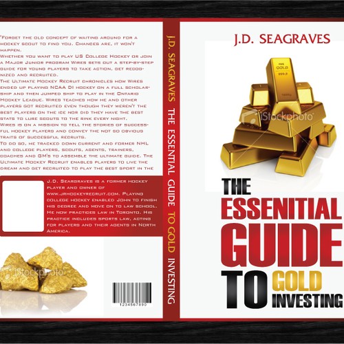 The Essential Guide to Gold Investing Book Cover Réalisé par M.D.design