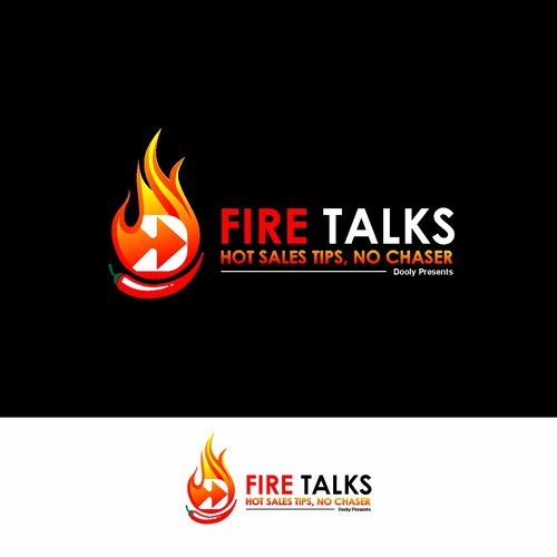 Design a new logo for our season 2 of our Fire Talks show that's strong enough to look like a tier 1 Réalisé par Visha*