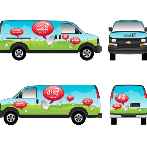 V&S 002 ~ REDESIGN THE DISH NETWORK INSTALLATION FLEET Design by hiddengood