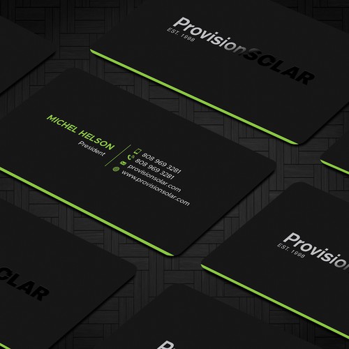 Solar Business Cards Design by Design"Glory"