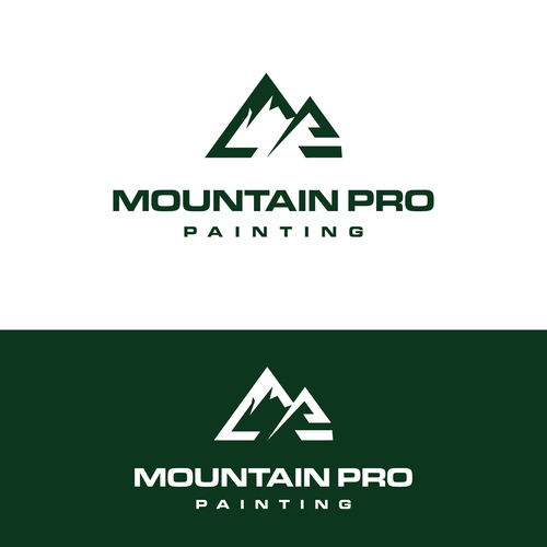 High-end, tech-focused Colorado painting company brand package Design by MD Design99