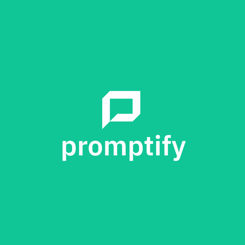 Modern, Simple and Sleek Logo for Promptify.com Design by GIRMEN