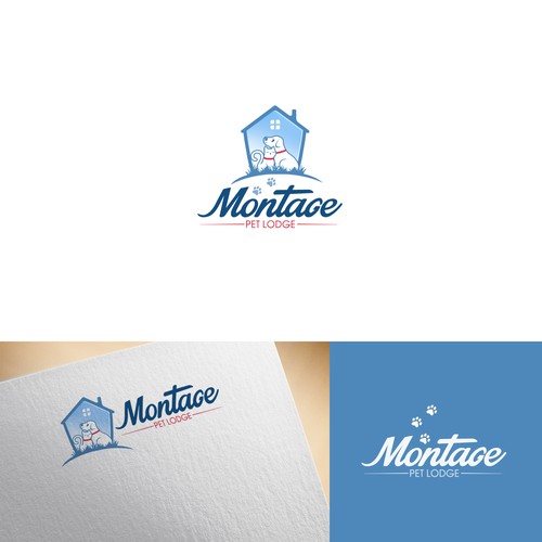 Pet hotel logo Design by Maria Angelica Gomez