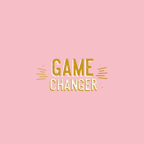 An empowering and inspirational logo for Game Changer: podcast & club Design by Swing la baguette