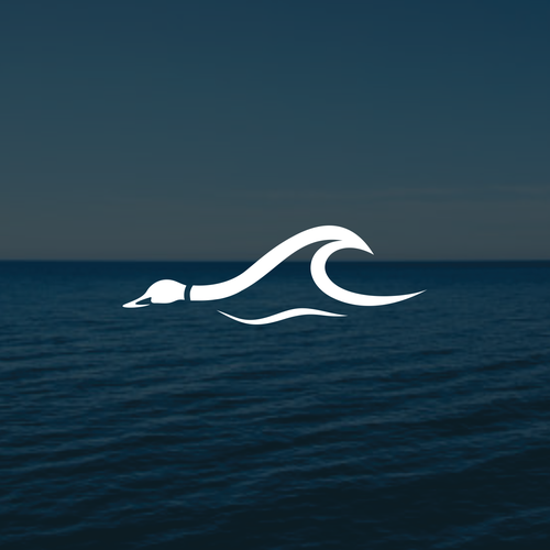 Design di Coastal lifestyle brand featuring a mallard duck and wave, appeal to outdoor enthusiasts and surfers di muuter