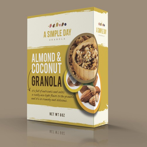 A Simple Day Granola Box Design Design by ilonaGi