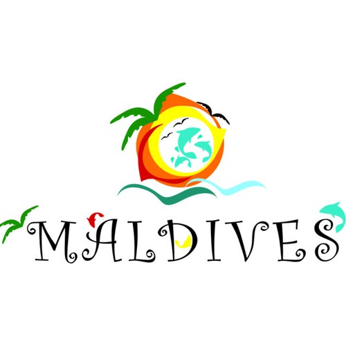 logo for Maldives Diseño de ozi