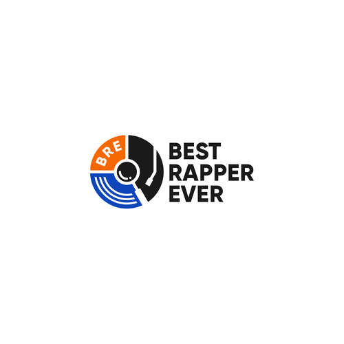 Dope logo for a media publication: Best Rapper Ever - Dissecting rap lyrics using analytics & data Design by aldams